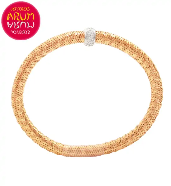 Roberto Coin Bracelet 18K Rose Gold and Diamonds BR2543R