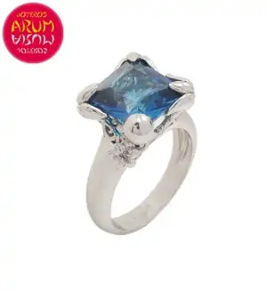 Carrera y Carrera Ring White Gold and Topaz RAJ1243