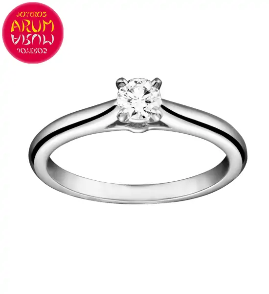 Cartier Ring Platinum with Diamond 0.45 cts RAJ1239 Cartier Ring Platinum with Diamond 0.45 cts RAJ1239