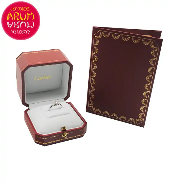 Cartier Ring Platinum with Diamond 0.45 cts RAJ1239 Cartier Ring Platinum with Diamond 0.45 cts RAJ1239