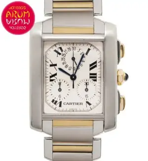 Cartier Tank Francaise Chronoflex Shop Ref. 4730/1352