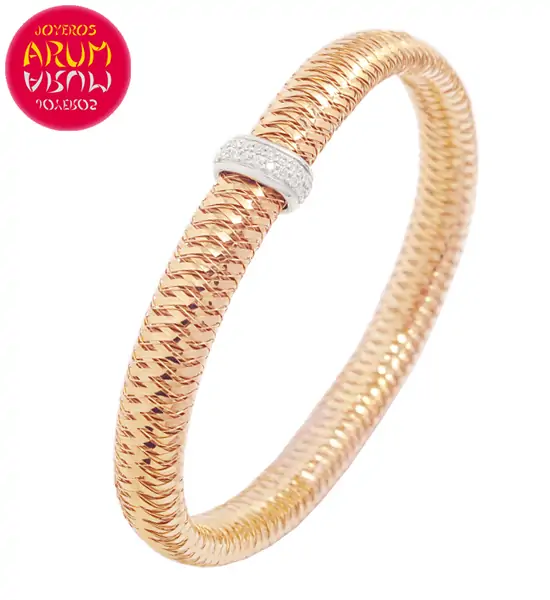 Roberto Coin Bracelet 18K Rose Gold and Diamonds BR2387R Roberto Coin Bracelet 18K Rose Gold and Diamonds BR2387R