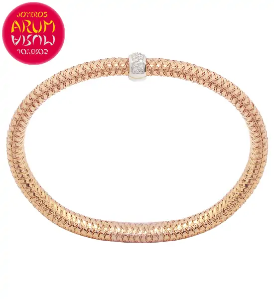 Roberto Coin Bracelet 18K Rose Gold and Diamonds BR2387R Roberto Coin Bracelet 18K Rose Gold and Diamonds BR2387R
