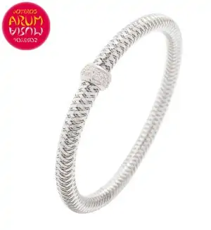 Roberto Coin Bracelet 18K White Gold and Diamonds BA1885B