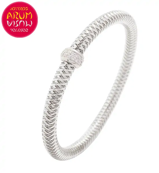 Roberto Coin Bracelet 18K White Gold and Diamonds BA1885B