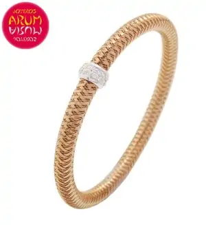 Roberto Coin Bracelet 18K Rose Gold and Diamonds BA1885R