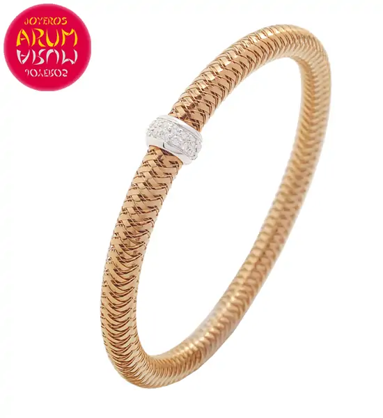 Roberto Coin Bracelet 18K Rose Gold and Diamonds BA1885R