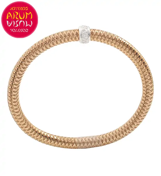 Roberto Coin Bracelet 18K Rose Gold and Diamonds BA1885R