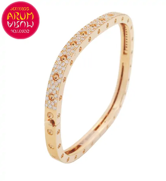 Roberto Coin Bracelet Rose Gold and Diamonds BA1060