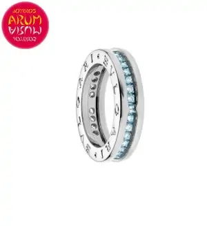 Bulgari B.Zero1 Ring Gold and Blue Topaz RAJ1266 "SOLD"