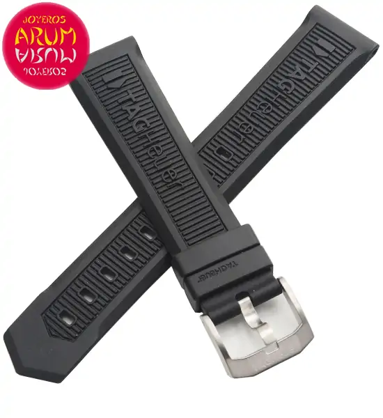 Z Tag Heuer Rubber Strap with Buckle 20 mm RAC1206 "SOLD"
