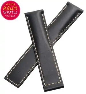 Z Tag Heuer Strap Black Leather Deployant 19mm RAC1200