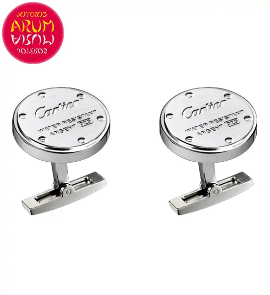 Cartier Silver Cufflinks RAJ1249 "SOLD"
