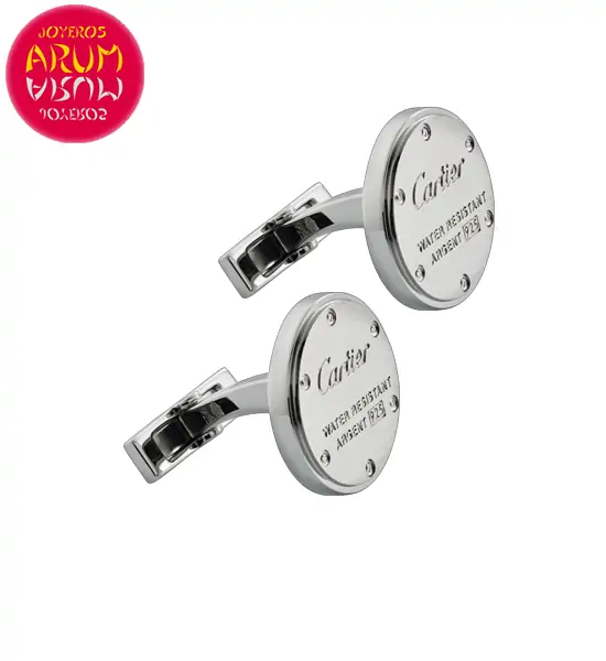 Cartier Silver Cufflinks RAJ1249 "SOLD"