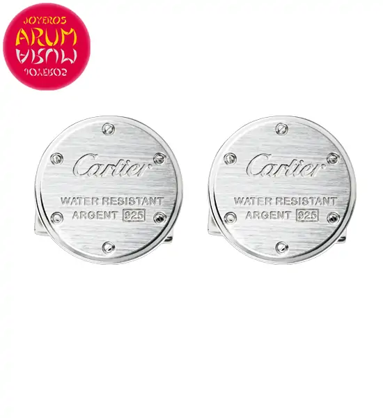Cartier Silver Cufflinks RAJ1249 "SOLD"