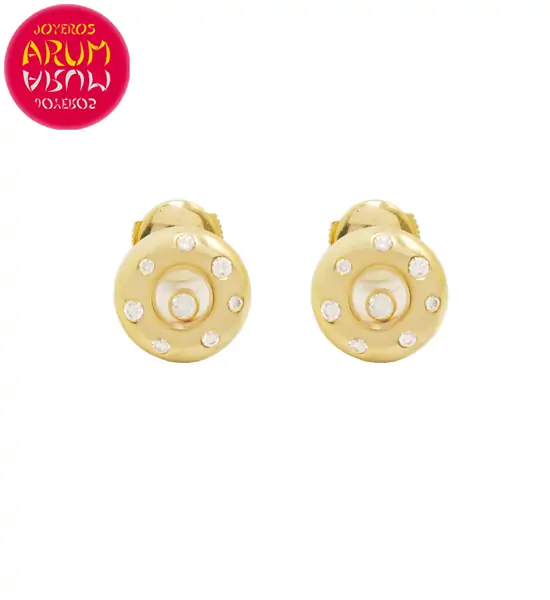 Chopard Earrings Yellow Gold and Diamonds RAJ1246