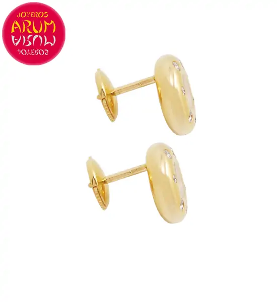 Chopard Earrings Yellow Gold and Diamonds RAJ1246