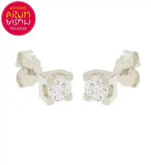 Earrings White Gold with Diamonds 0.48 cts. RAJ1317