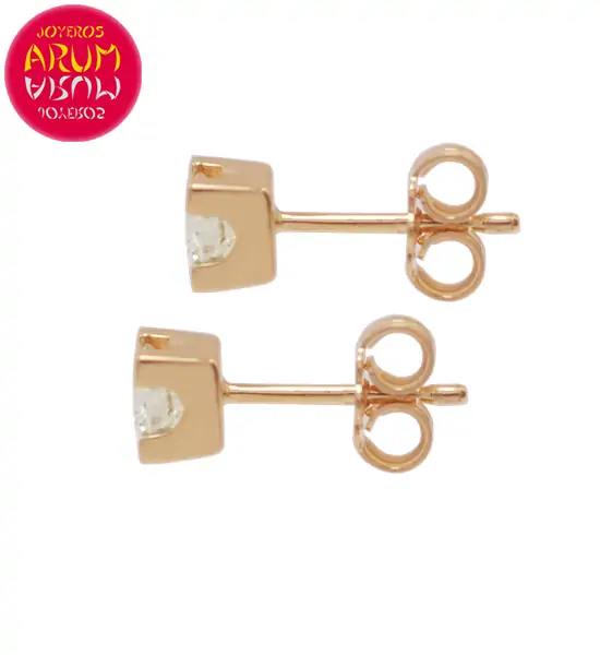 Earrings Rose Gold with Diamonds 0.48 cts. RAJ1319 Earrings Rose Gold with Diamonds 0.48 cts. RAJ1319