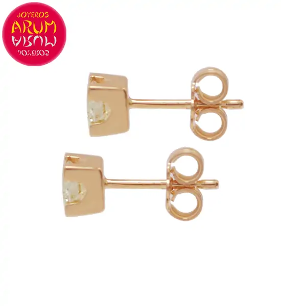 Earrings Rose Gold with Diamond 0.63 cts. RAJ1322
