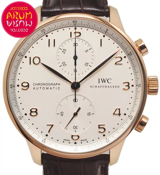 IWC Portuguese Rose Gold Shop Ref. 4971/1596
