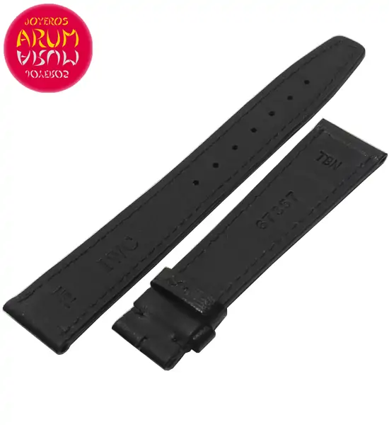 Z IWC Strap Black Leather 19-16 RAC1342