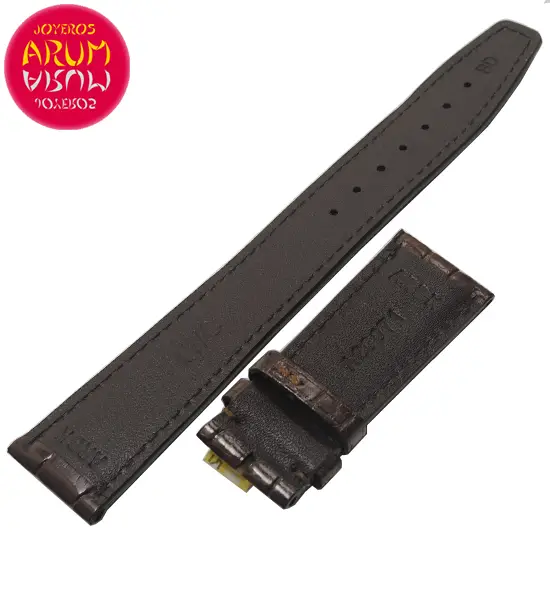 Z IWC Strap Crocodile Leather Deployant 20-18 RAC1346