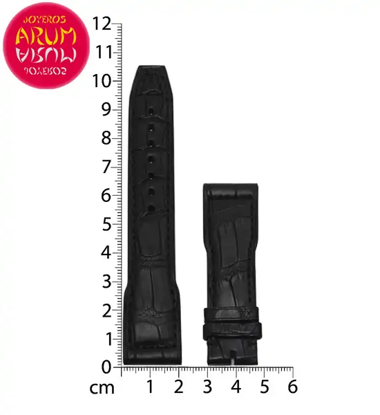 Z IWC Strap Crocodile Leather Deployant 21-18 RAC1343 "SOLD"