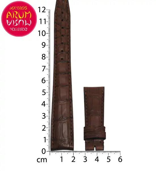 Z IWC Strap Deployant Crocodile Leather 20-16 RAC1336