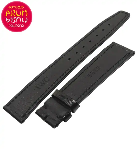 Z IWC Strap Crocodile Leather 18-16 RAC1340