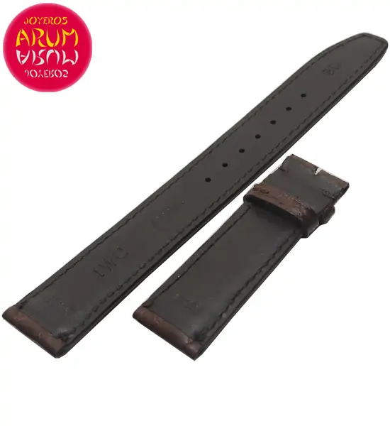 Z IWC Strap Crocodile Leather Deployant 20-18 RAC1347