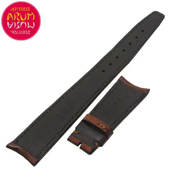 Z IWC Strap Deployant Crocodile Leather 21-16 RAC1338