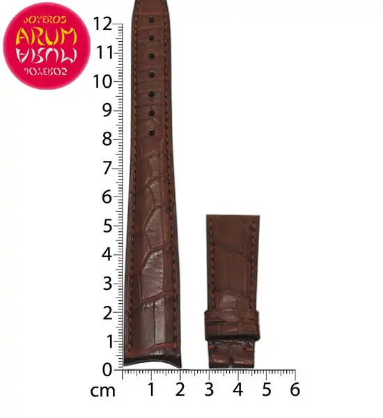 Z IWC Strap Deployant Crocodile Leather 21-16 RAC1338