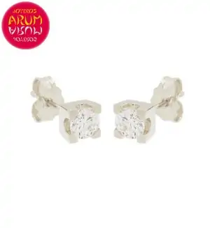 White Gold Earrings with Diamonds 0.43 cts. RAJ1314