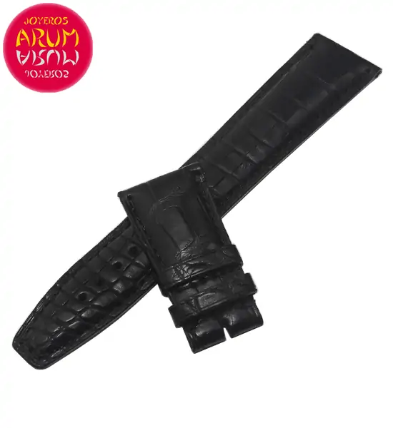 Z IWC Strap Crocodile Leather Deployant 22-18 RAC1297