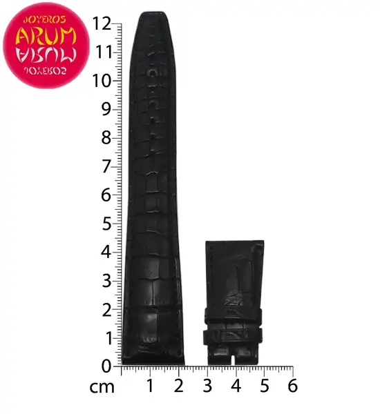 Z IWC Strap Crocodile Leather Deployant 22-18 RAC1297