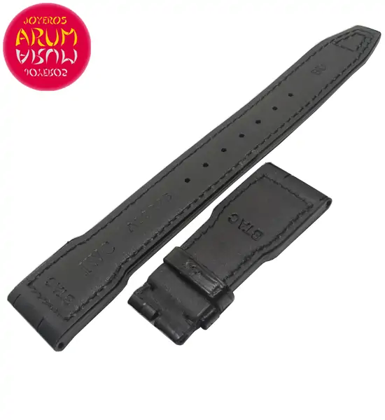 Z IWC Strap Deployant Crocodile Leather 21-18 RAC1348