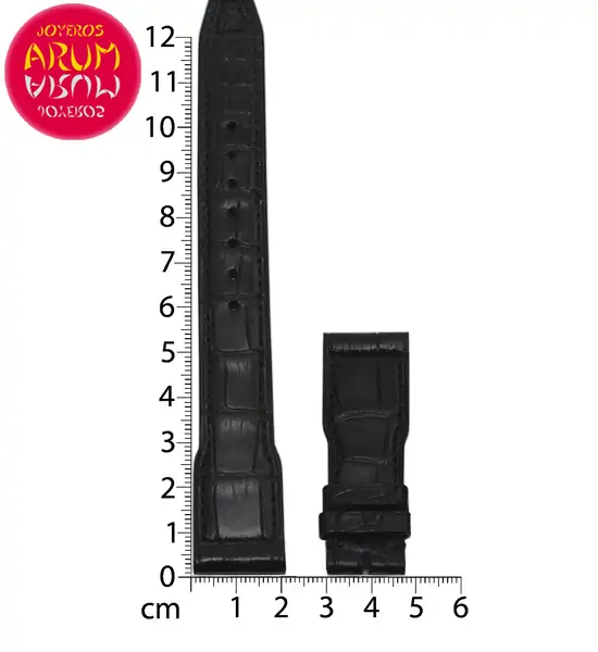 Z IWC Strap Deployant Crocodile Leather 21-18 RAC1348