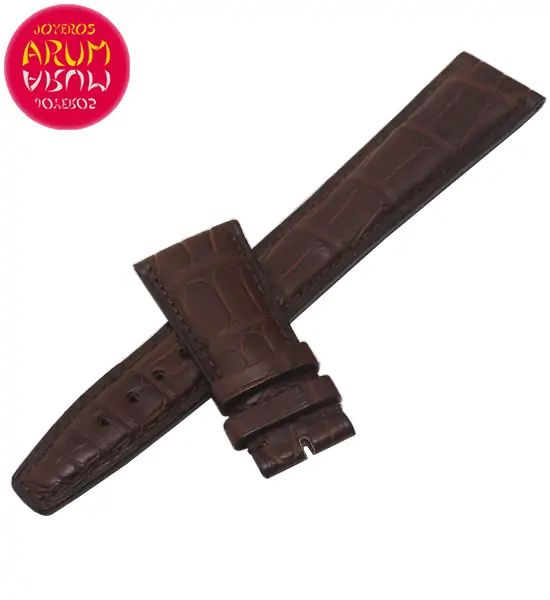 Z IWC Strap Deployant Crocodile Leather 22-18 RAC1296