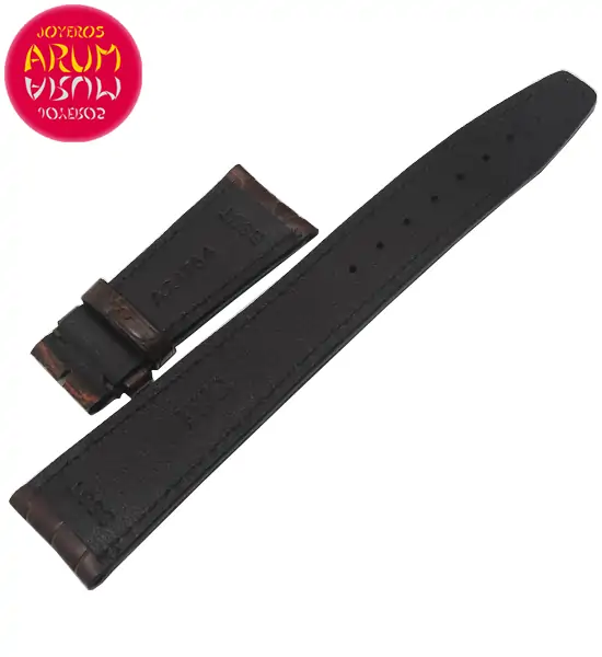 Z IWC Strap Deployant Crocodile Leather 22-18 RAC1296