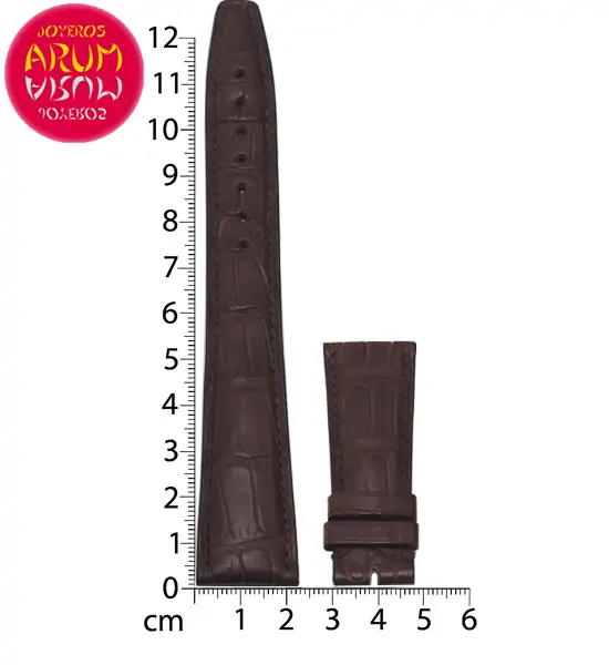 Z IWC Strap Deployant Crocodile Leather 22-18 RAC1296