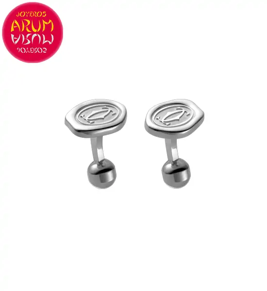 Cartier Silver Cufflinks RAJ1376 "SOLD"