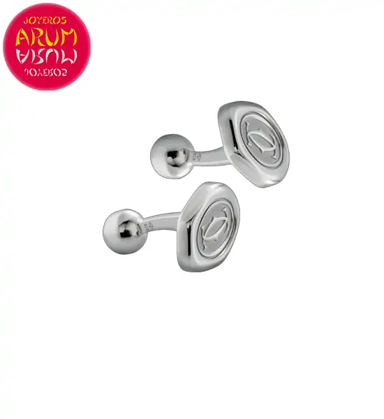 Cartier Silver Cufflinks RAJ1376 "SOLD"