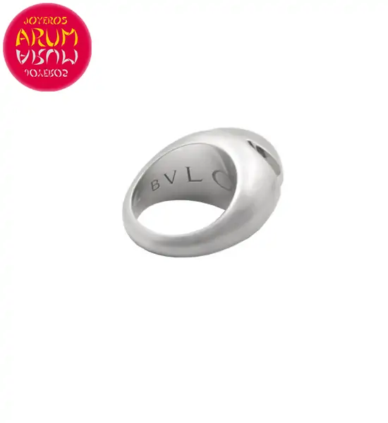 Bulgari Cabochon Ring White Gold RAJ1220 "SOLD"