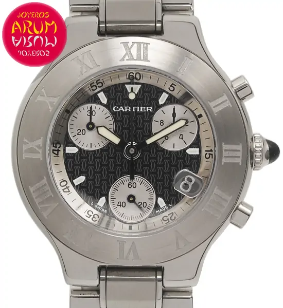 Cartier Chronoscaph 21 Shop Ref. 5120/1744 "SOLD" Cartier Chronoscaph 21 Shop Ref. 5120/1744 "SOLD"