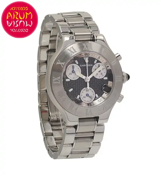 Cartier Chronoscaph 21 Shop Ref. 5120/1744 "SOLD" Cartier Chronoscaph 21 Shop Ref. 5120/1744 "SOLD"