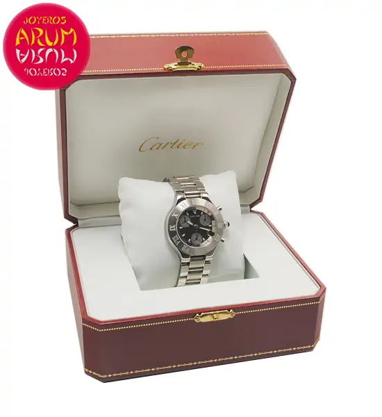 Cartier Chronoscaph 21 Shop Ref. 5120/1744 "SOLD" Cartier Chronoscaph 21 Shop Ref. 5120/1744 "SOLD"