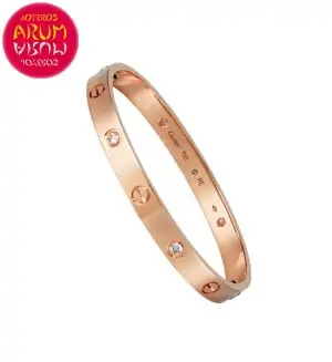 Cartier Love Bracelet Gold 4 Diamonds RAJ1417 "SOLD"