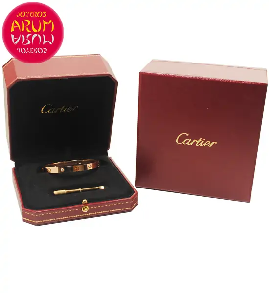 Cartier Love Bracelet Gold 4 Diamonds RAJ1417 "SOLD"