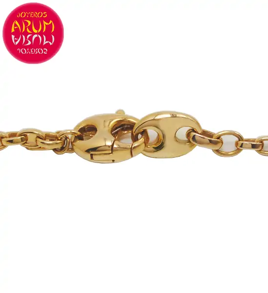 Valente Gold Necklace Diamonds Onyx and Turmaline